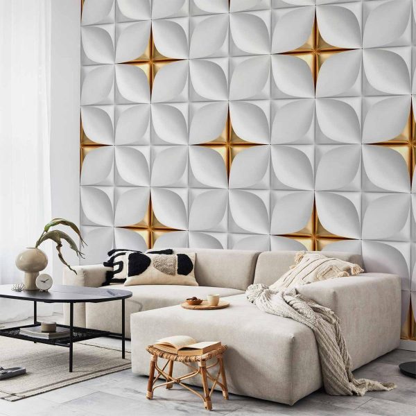 Papier peint - Golden Accent Papier peint - Golden Accent