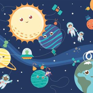 Papier peint - Happy Planets