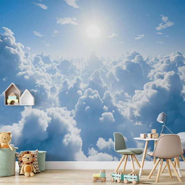 Papier peint - Heavenly Calm: Warm Rays of the Sun Papier peint - Heavenly Calm: Warm Rays of the Sun