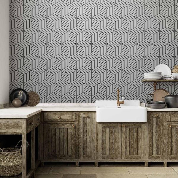 Papier peint - Hexagons in Detail