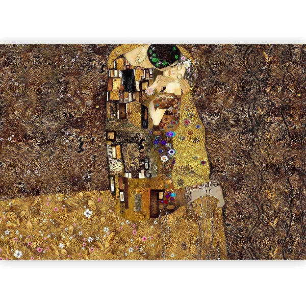 Papier peint - Klimt inspiration: Golden Kiss