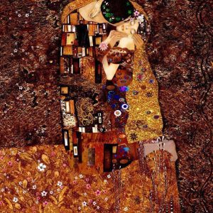 Papier peint - Klimt inspiration - Image of Love
