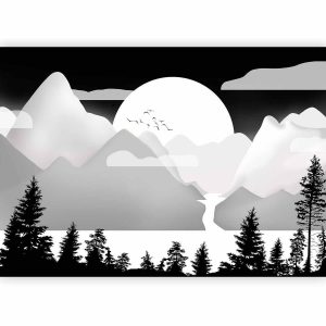 Papier peint - Landscape at Sunset - Second Variant