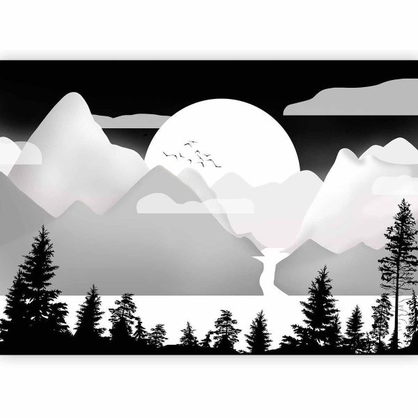 Papier peint - Landscape at Sunset - Second Variant