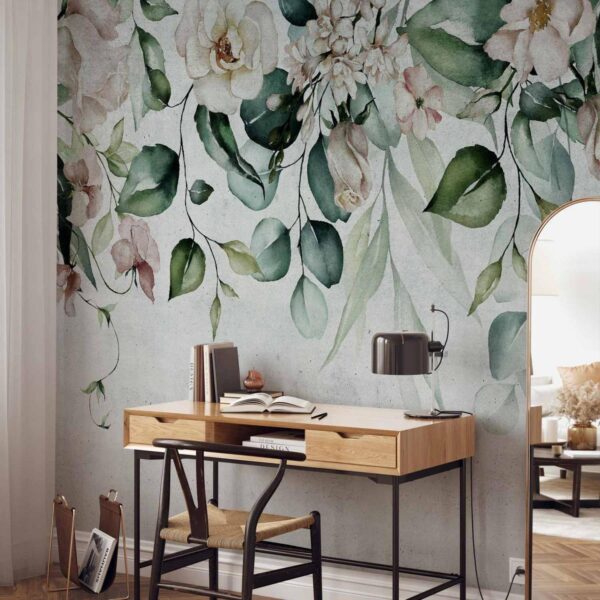 Papier peint - Mint Garden Papier peint - Mint Garden