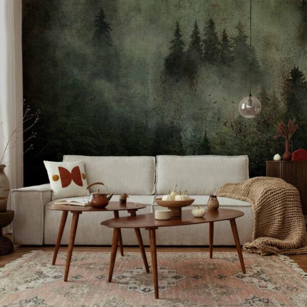 Papier peint - Misty Beauty of the Forest Papier peint - Misty Beauty of the Forest