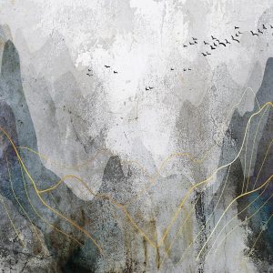Papier peint - Misty Mountain Pass