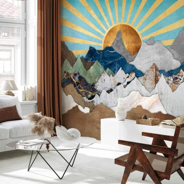 Papier peint - Morning in the Mountains Papier peint - Morning in the Mountains