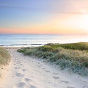 Papier peint - Morning walk on the beach