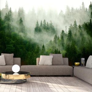 Papier peint - Mountain Forest (Green)