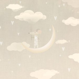 Papier peint - Mouse on the Moon