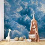 Papier peint - Ocean in the Air: Waving Clouds Reflecting Morning Light