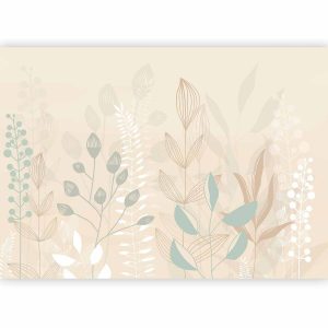 Papier peint - Pastel and Beige Glade