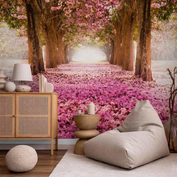 Papier peint - Pink grove Papier peint - Pink grove