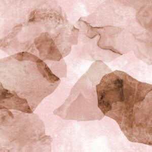 Papier peint - Pink terrazzo - minimalist background in marble watercolour pattern