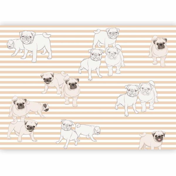 Papier peint - Playful Dogs