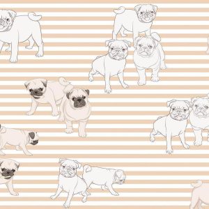 Papier peint - Playful Dogs