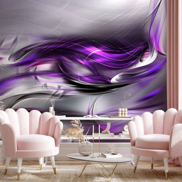 Papier peint - Purple Swirls Papier peint - Purple Swirls