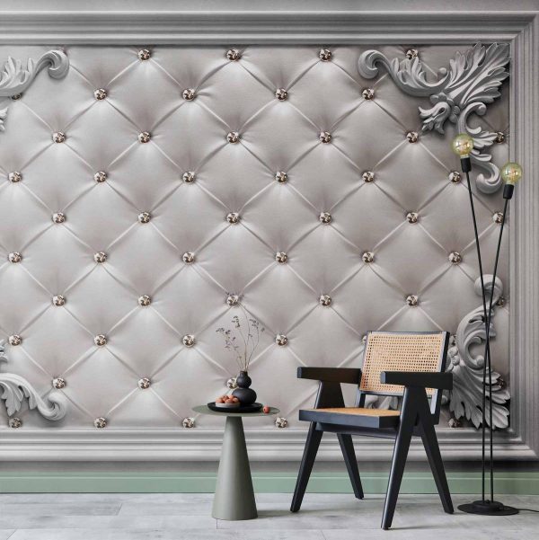Papier peint - Quilted Leather Papier peint - Quilted Leather