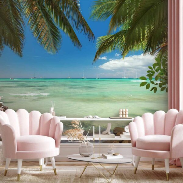 Papier peint - Relaxing on the beach Papier peint - Relaxing on the beach