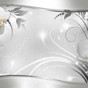 Papier peint - Silver Abstract