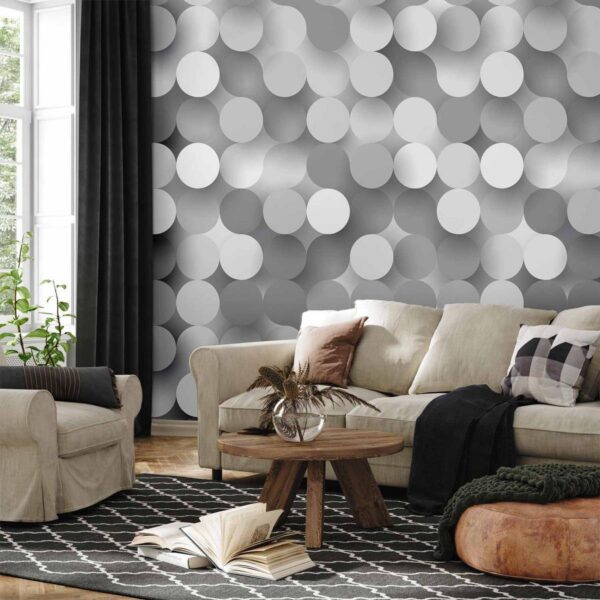 Papier peint - Silver Net Papier peint - Silver Net