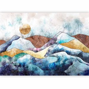 Papier peint - Stained Glass Landscape