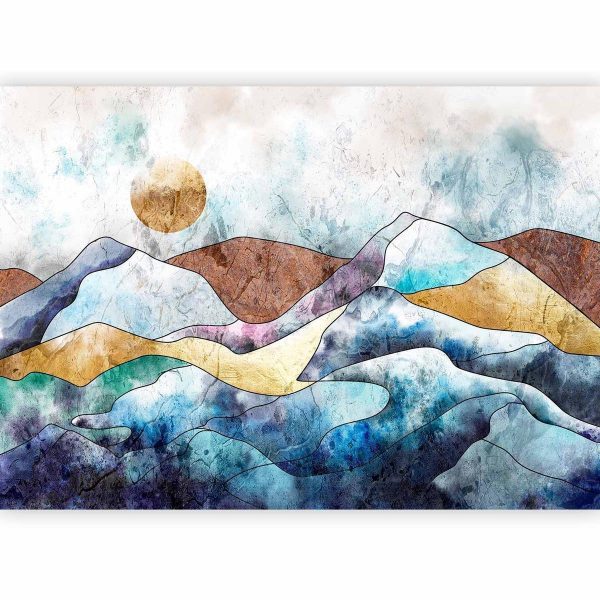 Papier peint - Stained Glass Landscape