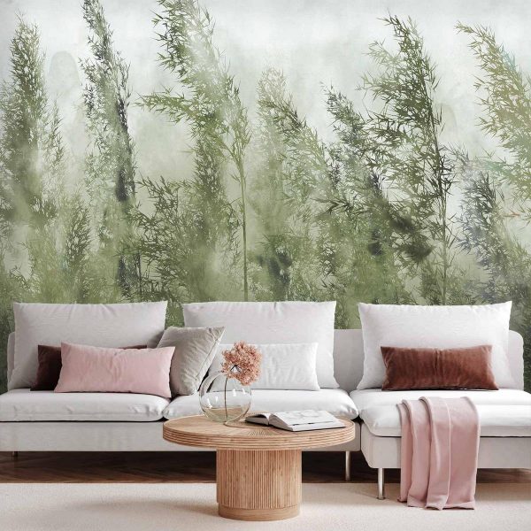 Papier peint - Tall Grasses - Green Papier peint - Tall Grasses - Green