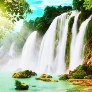 Papier peint - The beauty of nature: Waterfall