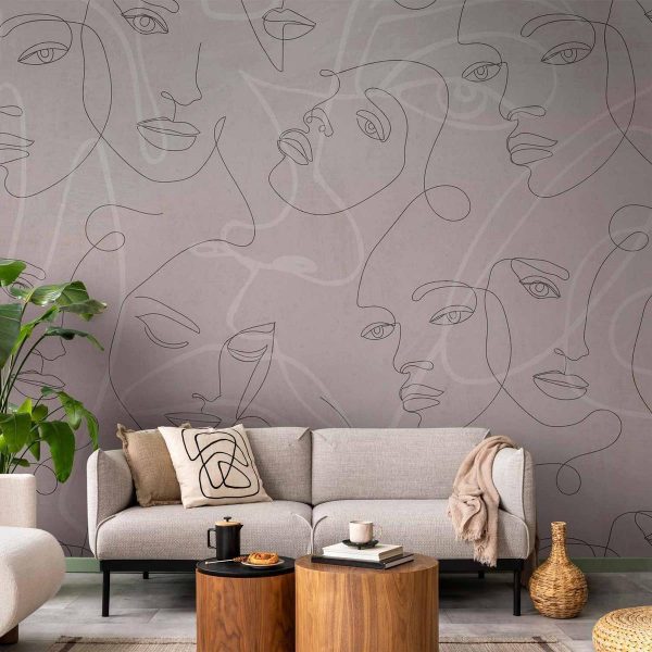 Papier peint - Thousands of Faces Papier peint - Thousands of Faces