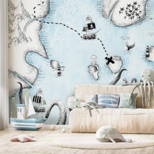 Papier peint - Treasure Map