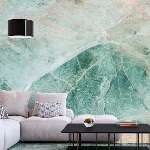 Papier peint - Turquoise Marble