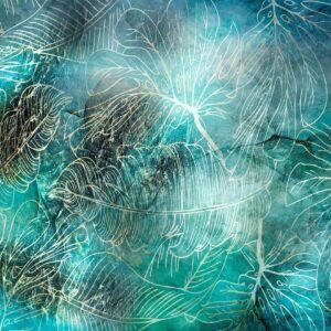 Papier peint - Turquoise Vegetation