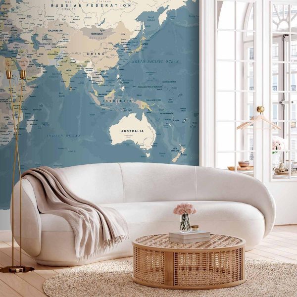 Papier peint - Vintage World Map Papier peint - Vintage World Map