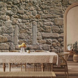 Papier peint - Wall From Stones