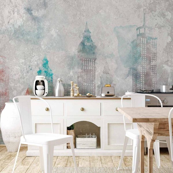 Papier peint - Watercolour City Papier peint - Watercolour City