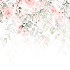 Papier peint - Waterfall of Roses - First Variant