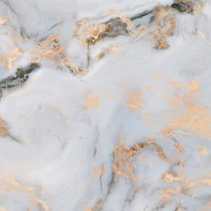 Papier peint - White Stone - Elegant Marble With Golden Highlights