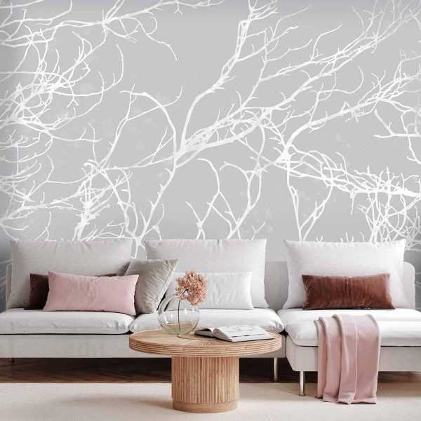 Papier peint - White Trees Papier peint - White Trees