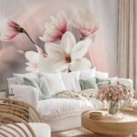 Papier peint - White magnolias