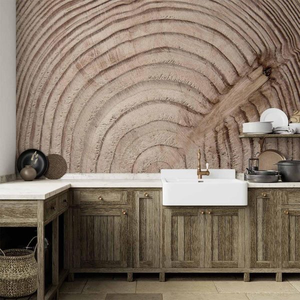 Papier peint - Wood grain