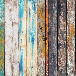 Papier peint - Wooden Rainbow