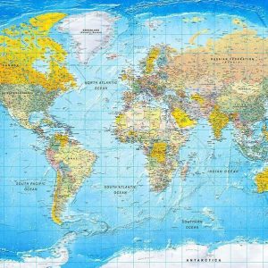 Papier peint - World Classic Map