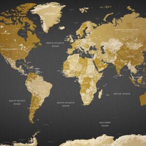 Papier peint - World Map: Modern Geography