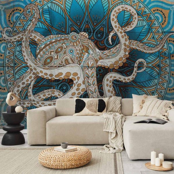 Papier peint - Zen Octopus Papier peint - Zen Octopus