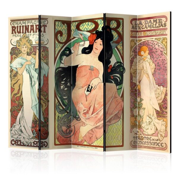 Paravent - Alphonse Mucha Women's II Paravent - Alphonse Mucha Women's II