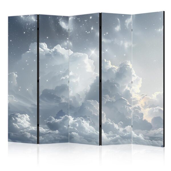 Paravent - Astral Calm: Stars Scattered Above Gentle Clouds Paravent - Astral Calm: Stars Scattered Above Gentle Clouds