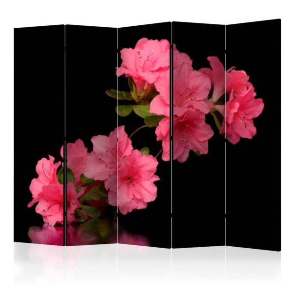 Paravent - Azalea in Black II Paravent - Azalea in Black II