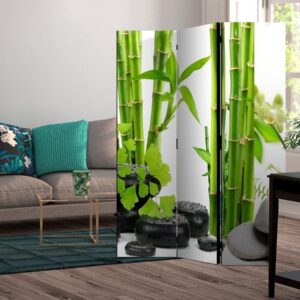 Paravent - Bamboos and Stones